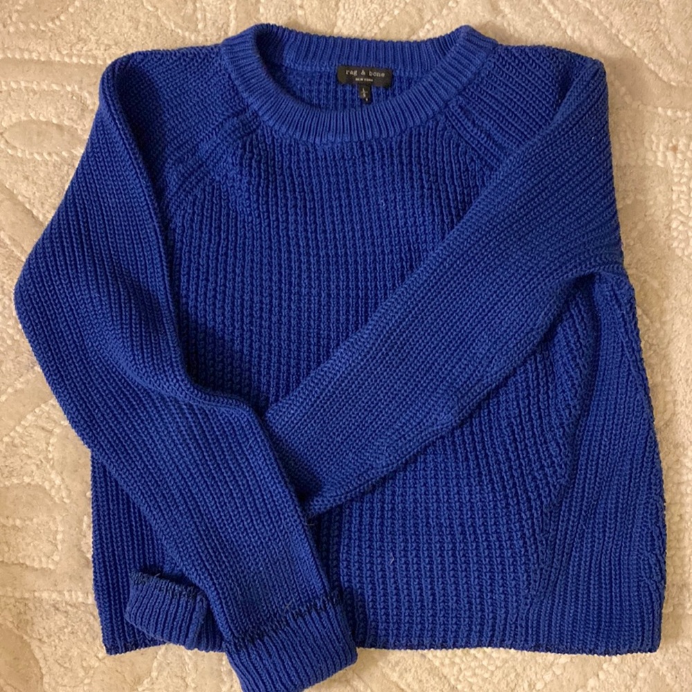 Rag & Bone Knit Sweater - Royal Blue